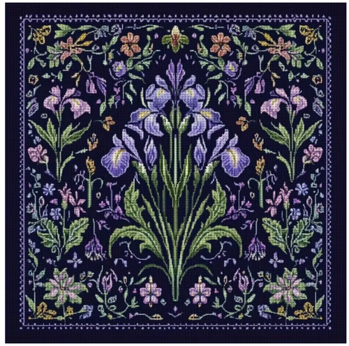 Printed cross stitch kit ct - printed,