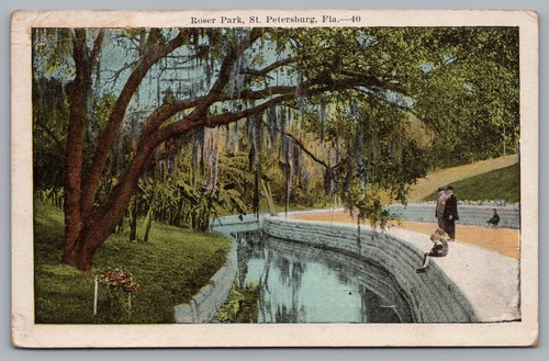 Roser park water canal - roser, kids
