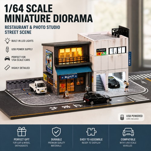 Diorama display case - display,