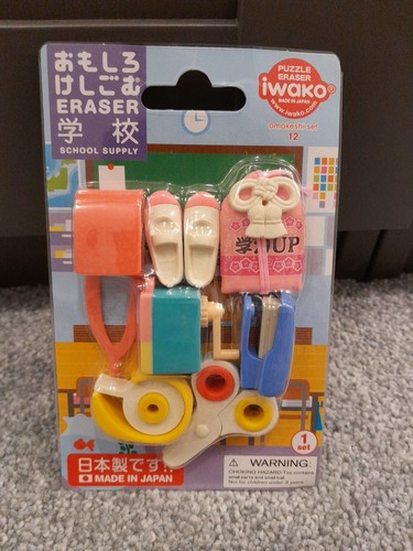 Iwako new puzzle erasers - iwako,