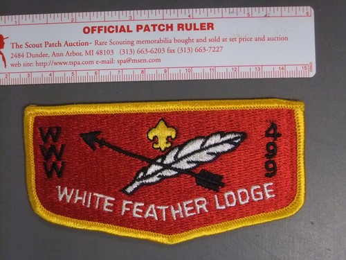 Boy scout 499 white - boy, feather