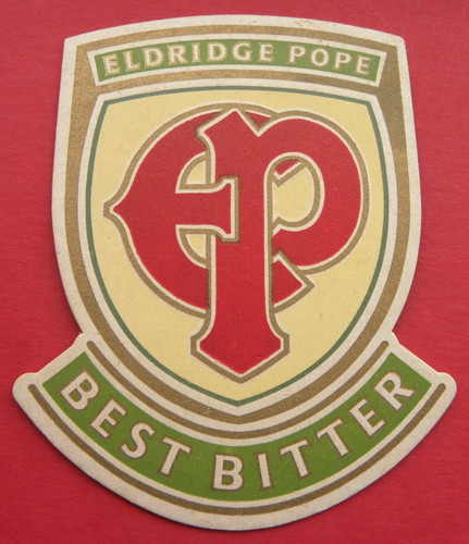 Eldridge pope beer mat - pope,