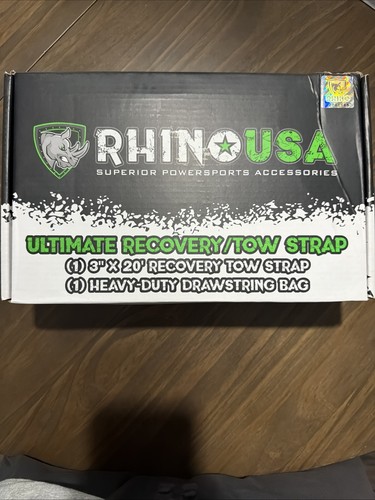 Rhino usa recovery tow strap - usa,