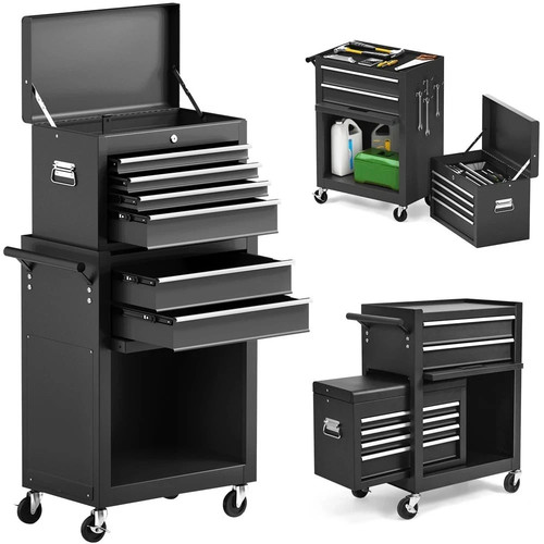 Black drawer heavy - black, duty
