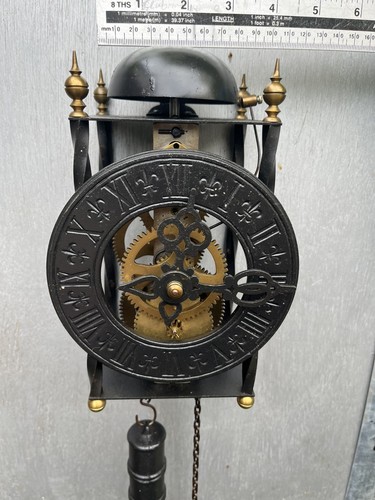 Vintage skeleton striking bell - vintage,