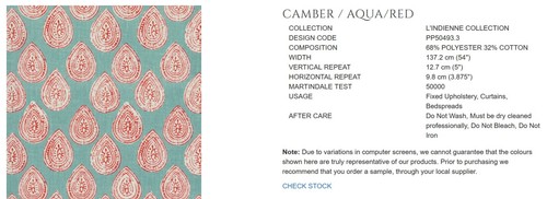 Baker lifestyle fabric - baker,