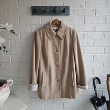 M&S Vintage Wool Coat Womens