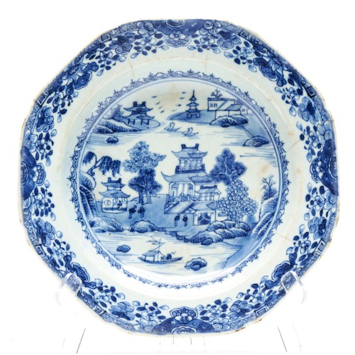 Chinese porcelain plate blue - chinese,