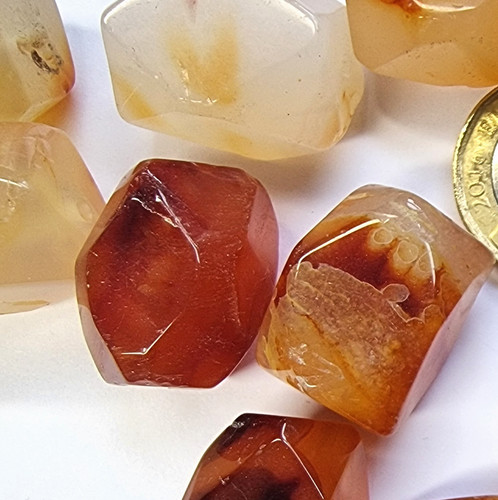 Natural carnelian agate beads - natural,