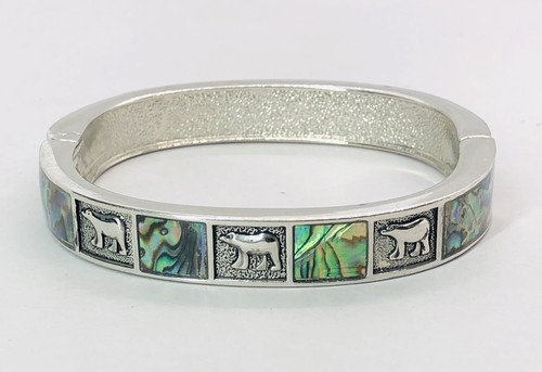 Vtg silvertone abalone - silvertone, shell