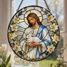 Religious Easter Jesus Stained