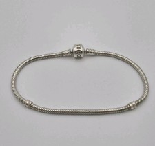Pandora Moments 925 Sterling Silver Snake Chain Bracelet 21cm 