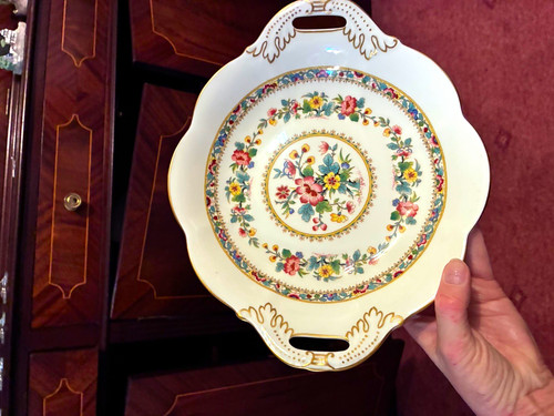Coalport ming rose floral bone - coalport,
