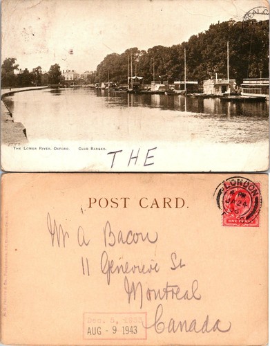 Lower river oxford club - club, barges