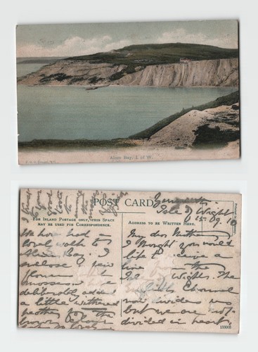 Postcard alum bay - -,