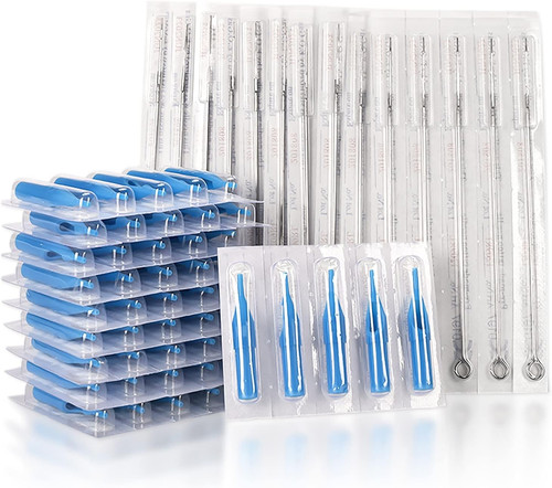 Tattoo needles and - and, set