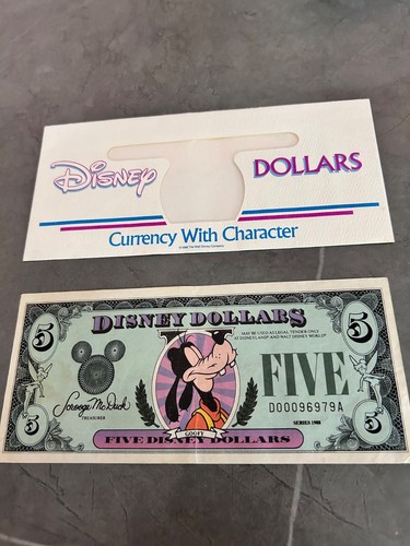 1988 disney dollar - disney,