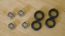 1/43rd scale 11 spoke alloy  wheels by K&R Replicas for cars with 16" wheel