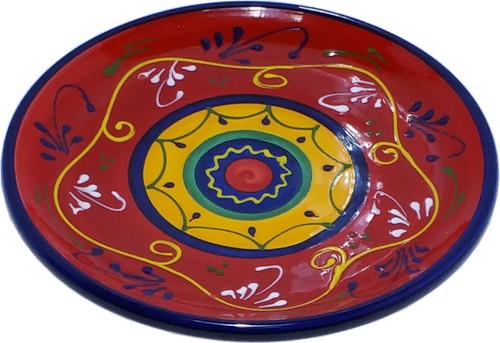 Round dinner plate - plate, /