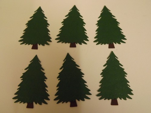 Die cuts christmas fir - cuts,