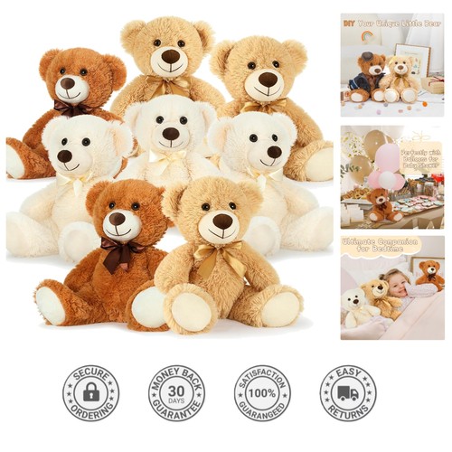 Cuddly plush teddy bears - cuddly, bulk