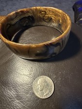 Vintage Carved Buffalo Horn
