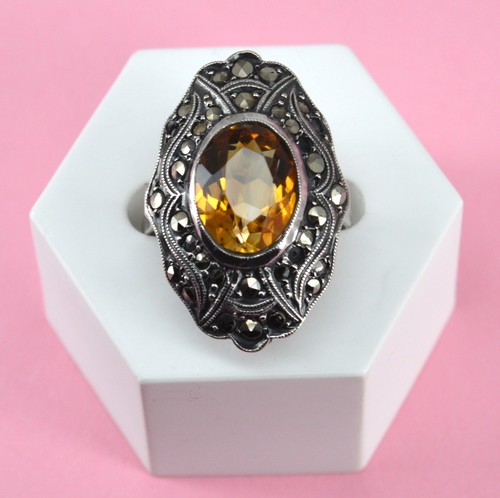 Vintage art deco ring - art, sterling