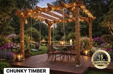 Heavy duty wooden pergola kit - heavy,