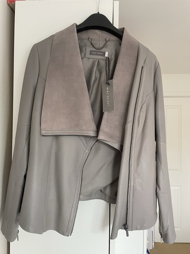 Mint velvet grey leather - leather, &
