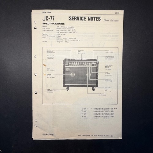 Vintage roland jazz - jc-77,