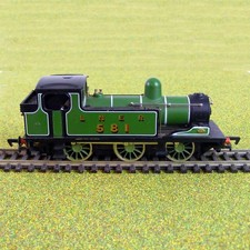 00 Gauge Mainline LNER 581 0-6-0T Steam Engine for Model Railway