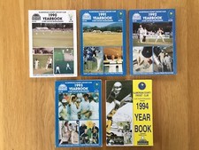 GLAMORGAN COUNTY CRICKET CLUB YEARBOOKS 1990 - 1994 FINE