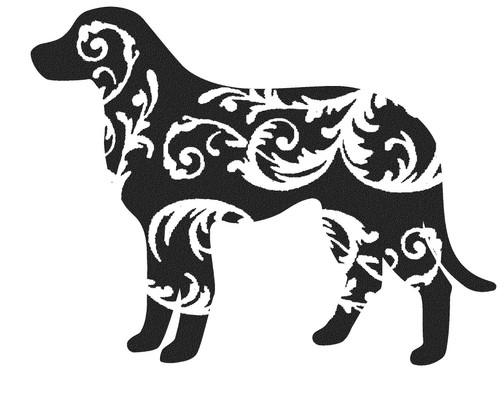 Unmounted rubber stamp swirly - rubber,