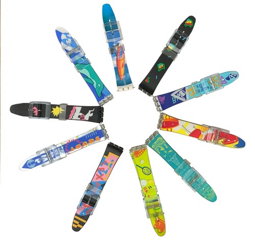 Swatch resin 17mm - swatch, coloured