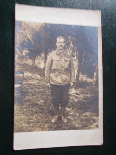 Military postcard man in - postcard,
