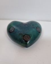 Turquoise Soapstone Love Heart