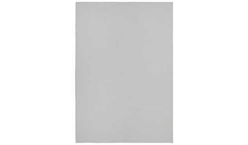 Plain grey cotton flatweave - plain,