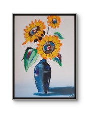 SUNFLOWERS 12x16 COLOURFUL