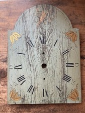 Antique primitive wooden clock