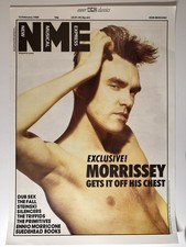 Morrissey The Smiths Poster Mint Archive NME Classics Gets it off his Chest 1988
