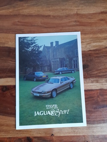 Twr jaguar sport brochure 1987 - jaguar,