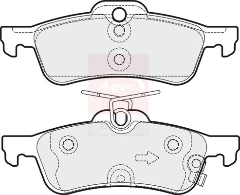 Brake pads set fits honda - set,