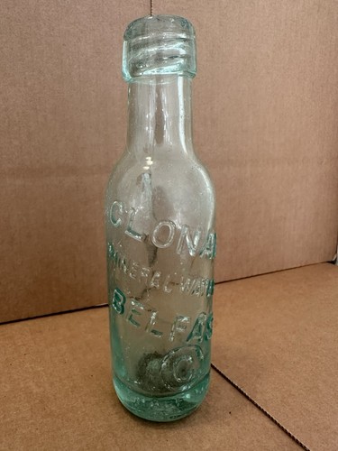 Vintage glass belfast - glass, bottle