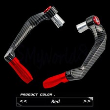 Fit For GSXR 600 750 1000 1300 Red Brake Clutch Levers Guard Hand Protector 