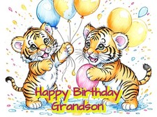 Happy Birthday Grandson  Card