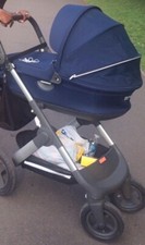 stokke trailz carrycot, chassis and seat