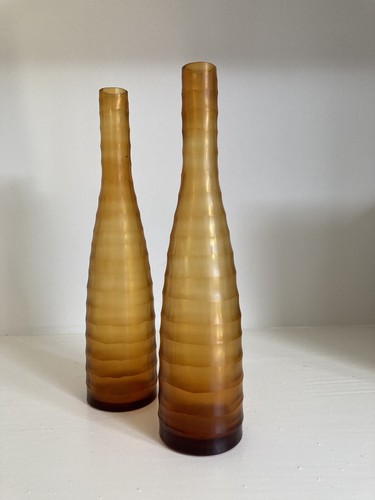Lovely glass bottle vase - vase, |