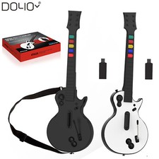 Wireless Controller for PC and PS3 Guitar Rock Band 1/2 Games -Guitar with Strap