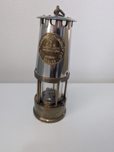 Eccles miners vintage brass - vintage,