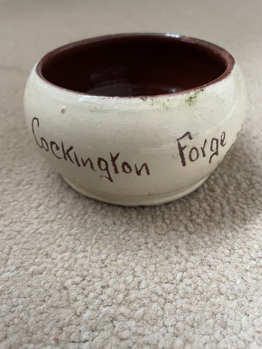 Cockington forge ceramic motto - cockington,